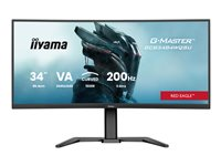 iiyama G-MASTER Red Eagle GCB3484WQSU-B2 - LED-skärm - böjd - 34" - HDR GCB3484WQSU-B2