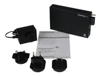StarTech.com 10/100 Mbps Multi Mode Fiber Media Converter SC - Up to 1.2 miles/2km (ET90110SC2) - Fibermediekonverterare - 100Mb LAN - 100Base-FX - RJ-45 / SC-läge (multi-mode) - upp till 2 km - 1310 nm - för P/N: ETCHS2U, SVA12M2NEUA, SVA12M5NA ET90110SC2