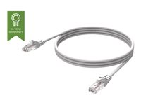 Vision Techconnect - Nätverkskabel - RJ-45 (hane) till RJ-45 (hane) - 50 cm - UTP - CAT 6 - startad - vit TC 0.5MCAT6