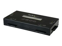 StarTech.com Hårddiskrensare för 2,5 eller 3,5-tums SATA-enheter - 4 fack - fristående - Hårddiskraderare - 2.5" / 3.5" - SATA 6Gb/s - AC 100-240 V - svart SATERASER4