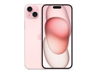 Apple iPhone 15 Plus - 5G smartphone - dual-SIM / Internal Memory 512 GB - OLED-skärm - 6.7" - 2796 x 1290 pixels - 2 bakre kameror 48 MP, 12 MP - front camera 12 MP - rosa MU1J3QN/A