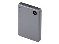 dbramante1928 re-charge - Strömförsörjningsbank - 10000 mAh - 38.5 Wh - 20 Watt - 3 A - 2 utdatakontakter (magnetisk, 24 pin USB-C) - grå CP10SLBL7178