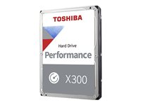 Toshiba X300 Performance - Hårddisk - 12 TB - inbyggd - 3.5" - SATA 6Gb/s - 7200 rpm - buffert: 256 MB HDWR21CUZSVA