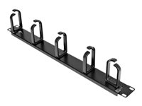 StarTech.com 1U 19" hyllmonterbar kabelhanteringspanel i metall - Kabelhållarsats för rack - 1U - 19" - för P/N: RACK-18U-20-WALL-OA, RACK-21U-20-WALL-OA, RACK-24U-20-WALL-OA, RK12OD2, RK3236BKF CABLMANAGER2
