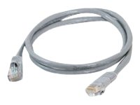 C2G Cat5e Booted Unshielded (UTP) Network Patch Cable - Patch-kabel - RJ-45 (hane) till RJ-45 (hane) - 50 m - UTP - CAT 5e - formpressad, hakfri, tvinnad - grå 83151