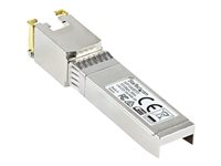 StarTech.com MSA-kompatibel SFP+-sändarmodul - 10GBASE-T - SFP+ sändar/mottagarmodul - 10GbE - 10GBase-X, 10GBase-T - RJ-45 - upp till 30 m - TAA-kompatibel - för P/N: PEX10GSFP SFP10GBTST