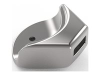 Compulocks Ledge Lock Adapter for MacBook Air 15" M2-M4 with Combination Cable Lock Silver - Säkerhetssats för system - kombinationslås - för Apple MacBook Air (15.3 tum, I mitten av 2023, M2) MBALDG05CL