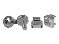 StarTech.com M5 Mounting Screws and Cage Nuts for Server Rack Cabinet - Pack of 50 Server Rack Screws (CABSCREWM5) - Skruvar och muttrar för rack (paket om 50) - för P/N: RACK-21U-20-WALL-OA, RACK-24U-20-WALL-OA, RK12OD2, SHELF-2U-20-CENTER-V CABSCREWM5