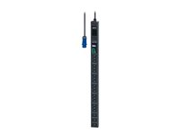 APC Easy Metered Rack PDU EPDU1116M - Kraftdistributionsenhet (kan monteras i rack) - AC 200/208/230 V - 3680 VA - Ethernet - ingång: IEC 60309 2P+E - utgångskontakter: 21 (18 x IEC 60320 C13, 3 x IEC 60320 C19) - 0U - 3 m sladd - svart - för P/N: AR9300SP, AR9300SP-R, AR9307SP, AR9307SP-R, SMC1000I-2UC, SMC1000IC, SMC1500I-2UC EPDU1116M