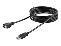 StarTech.com 1,8 m svart USB 2.0-förlängningskabel A till A – M/F - USB-förlängningskabel - USB (hane) till USB (hona) - USB 2.0 - 1.8 m - svart - för P/N: 35FCREADBK3, ICUSB2321F, ICUSB232V2, LTUB1MBK, MSDREADU2OTG, ST4200MINI2, UUSBOTG USBEXTAA6BK