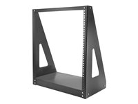 StarTech.com Kraftigt rack med 2 stolpar - 12U - Rack öppen ram - 2 stolpar - 12U - 19" 2POSTRACK12