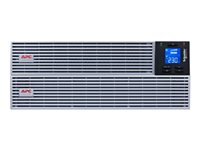 APC Easy UPS On-Line SRVL - UPS (kan monteras i rack) - AC 230 V - 900 Watt - 1000 VA - RS-232, USB, RJ-11, RJ-45 - utgångskontakter: 6 - 4U - 19" - svart - med Järnvägssats - för Modbus Card SRVSMB001 SRVL1KRILRK