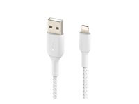 Belkin BoostCharge - Lightning-kabel - Lightning hane till USB hane - 1 m - vit CAA002BT1MWH