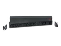 APC Basic Rack-Mount PDU - Grenuttag (kan monteras i rack) - AC 208/230 V - ingång: IEC 60320 C20 - utgångskontakter: 12 (power IEC 60320 C13, IEC 60320 C19) - Världsomspännande - svart - för P/N: SMTL1000RMI2UC, SMX1000C, SMX1500RM2UC, SMX1500RM2UCNC, SMX750C, SMX750CNC AP9559