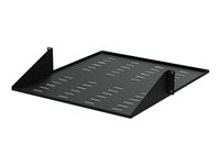 StarTech.com 2U Vented 19" 2-Post Network Rack Cabinet Shelf, 20in Deep Center Mount Cantilever Tray Rackmount Shelf for AV/Data Equipment Enclosure with Cage Nuts & Screws 75lb Capacity - 2U Fixed Rack Shelf (CABSHF2POSTV2) - Hylla för rack - svart - 2U - 19" - för P/N: 2POSTRACK42 CABSHF2POSTV2
