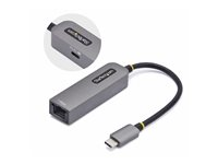 StarTech.com USB-C to Ethernet Adapter, NIC, 1Gbps - Nätverksadapter - USB-C 3.2 Gen 1 - Gigabit Ethernet + USB-C 3.2 Gen 1 - rymdgrå 1GPD3-USB-C-ETHERNET