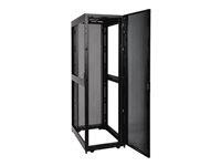 Eaton Tripp Lite Series 42U Rack Enclosure Server Cabinet Knock-Down w/ Doors & Sides - Rack skåp - svart - 42U - 19" SR42UBKD