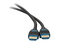 C2G 10ft 4K HDMI Cable with Ethernet - Premium Certified - High Speed 60Hz - HDMI-kabel med Ethernet - HDMI hane till HDMI hane - 3.05 m - skärmad - svart - stöd för 4K 50184