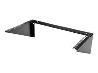 StarTech.com Vertikal väggmonterbart serverrack - solitt stål - 6U - Fäste för väggmontering - svart - 6U - 19" RK619WALLV