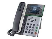 Poly Edge E320 - VoIP-telefon - med Bluetooth interface - 3-riktad samtalsförmåg - SIP - midnattsblå, vit 82M88AA
