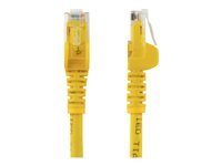 StarTech.com 50cm CAT6 Ethernet Cable, 10 Gigabit Snagless RJ45 650MHz 100W PoE Patch Cord, CAT 6 10GbE UTP Network Cable w/Strain Relief, Yellow, Fluke Tested/Wiring is UL Certified/TIA - Category 6 - 24AWG (N6PATC50CMYL) - Nätverkskabel - RJ-45 (hane) till RJ-45 (hane) - 50 cm - UTP - CAT 6 - hakfri, tvinnad - gul N6PATC50CMYL