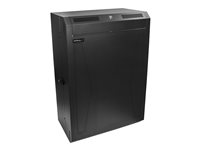 StarTech.com 8U lodrätt serverskåp - 30-tum djupt - Rackmonteringsskåp - väggmontering - svart - 8U RK830WALVS