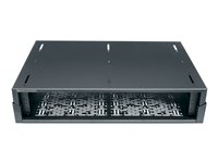 Middle Atlantic UTB Series Universal TechBox UTB-A2-14 - Låsbar box för rack - kan monteras under bord - svart - 2U - 19" UTB-A2-14
