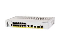 Cisco Catalyst 9200CX - Network Essentials - switch - kompakt - L3 - Administrerad - 12 x 1000Base-T + 3 x 1000Base-T + 2 x 1 gigabit/10 gigabit SFP+ (upplänk) - rackmonterbar - UPOE+ C9200CX-12T-2X2G-E