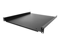 StarTech.com 1U-serverrackhylla - Universell fribärande serverhylla med rackfäste för 19-tums rack och skåp för nätverksutrustning - Hållbar design - Viktkapacitet 25 kg - 50,8 cm djupt fack - Hylla för rack - 1U - 19" SHELF-1U-20-FIXED-S