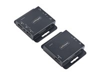 StarTech.com HDMI Extender over CAT6/CAT5, 4K 30Hz/130ft (40m) or 1080p 60Hz/230ft (70m) Video Extender, 4K HDMI over Ethernet Extender, PoC HDMI Transmitter and Receiver Kit, IR Extension - Local Video Output - Förlängd räckvidd för audio/video - HDMI - över CAT 5/6 - upp till 70 m EXTEND-HDMI-4K40C6P1