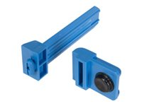 Middle Atlantic Forward Small Device Mounting Clamps - Blue - Pack of 4 - Rackmonteringspaket - blå, pantone 3015 (paket om 4) FWD-SIDECLMP-4