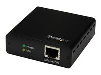 StarTech.com 3 Way HDMI Splitter - HDBaseT Extender Kit w/ 3 Receivers - 1x3 HDMI over CAT5e / CAT6 Splitter - 3 Port HDBaseT HDMI Extender - Up to 4K (ST124HDBT) - Förlängd räckvidd för audio/video - upp till 70 m ST124HDBT