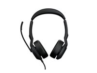 Jabra Evolve2 50 MS Stereo - Headset - på örat - kabelansluten - aktiv brusradering - USB-C, USB-A - Certifierad för Microsoft-teams 25069-999-899