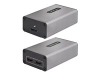 StarTech.com 2-Port USB 3.0 Extender over OM3 Multimode Fiber, LC/LC, 2x 5Gbps USB-A Hub, 350m (1150ft) Range, Durable USB Fiber Optic Extender, Incl. 2x 10G MMF SFP+ modules - Optical USB Extender (F35023-USB-EXTENDER) - USB-förlängningskabel - USB 3.0 - över CAT 5e - 2 portar - upp till 350 m - TAA-kompatibel F35023-USB-EXTENDER