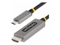 StarTech.com 10ft (3m) USB-C to HDMI Adapter Cable, 8K 60Hz, 4K 144Hz, HDR10, USB Type-C to HDMI 2.1 Video Converter Cable, USB-C DP Alt Mode/USB4/Thunderbolt 3/4 Compatible - USB-C Laptop to HDMI Monitor (136B-USBC-HDMI213M) - Adapterkabel - 24 pin USB-C hane till HDMI hane - 3 m - rymdgrå - aktiv, 8K60Hz stöd, 4K144Hz stöd 136B-USBC-HDMI213M