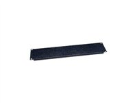 Middle Atlantic 1RU Blank Rack Panel - Textured & Flanged - 12 Pack - Utfyllnadspanel för rack - svart - 1U (paket om 12) SB1-CP12
