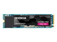 KIOXIA EXCERIA PRO LSE10Z002TG8 - SSD - 2 TB - inbyggd - M.2 2280 - PCIe 4.0 x4 (NVMe) LSE10Z002TG8