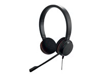 Jabra Evolve 20 MS stereo - Headset - på örat - kabelansluten - USB-C, USB-A - ljudisolerande - Certifierad för Microsoft-teams 4999-823-169