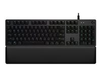 Logitech Gaming G513 - Tangentbord - bakgrundsbelyst - USB - Nordisk - tangentbrytare: GX Brown Tactile - kol 920-009327