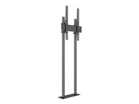 Multibrackets M Pro Dual Pole Floormount - Ställ - för LCD-display - plast, aluminium, stål - svart - skärmstorlek: 65"-90" - golvstående 7350073738953