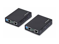 StarTech.com - Extender Kit - short-haul-modem - 100Mb LAN, Ethernet over VDSL2 - 10Base-T, 100Base-TX - 4 portar - upp till 1 km - TAA-kompatibel VDSL-LAN-EXTENDER-EU