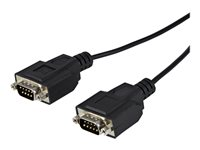 StarTech.com FTDI USB till seriell RS232-kabeladapter med 2 portar och COM-retention - Seriell adapter - USB - RS-232 x 2 - svart ICUSB2322F