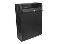 StarTech.com 6U lodrätt serverskåp - 30-tums djup - Rackmonteringsskåp - väggmontering - svart - 6U RK630WALVS