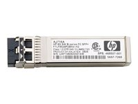 HPE B-Series - SFP+ sändar/mottagarmodul - 16 Gb fiberkanal (LV) - Fibre Channel - upp till 25 km - för HPE SN3600B 32; StoreFabric SN3600, SN6500, SN6600B 32, SN6650, SN8600B 4-slot H6Z29A