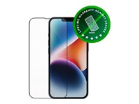 dbramante1928 Eco-shield - Skärmskydd för mobiltelefon - ramfärg svart - för Apple iPhone 13, 13 Pro, 14, 16e ES14CL004209