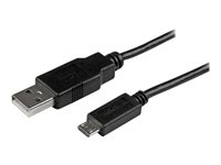 StarTech.com Kort Micro USB-kabel - 15 cm - USB-kabel - mikro-USB typ B (hane) till USB (hane) - USB 2.0 - 15 cm - svart - för P/N: CMDPHD2HD, DPMDPHD2HD, ST4CU424, ST4CU424EU, ST4CU424UK, ST8CU824, USBAUBSCHM USBAUB15CMBK