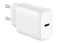 GRATEQ - Strömadapter - GaN - 25 Watt - 3 A - PD/PPS, Fast Charge (24 pin USB-C) - vit 83026SF