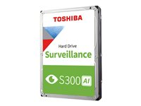 Toshiba S300 AI - Hårddisk - Övervakning - 8 TB - inbyggd - 3.5" - SATA 6Gb/s - 7200 rpm - buffert: 512 MB MG10ADA800E-V