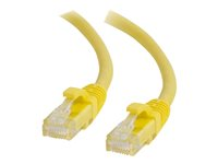 C2G Cat6 Booted Unshielded (UTP) Network Patch Cable - Patch-kabel - RJ-45 (hane) till RJ-45 (hane) - 50 cm - UTP - CAT 6 - formpressad, hakfri, tvinnad - gul 83465