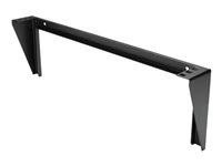 StarTech.com 1U Wall Mount Patch Panel Bracket - 19 in - Steel - Vertical Mounting Bracket for Networking and Data Equipment (RK119WALLV) - Monteringsfäste - väggmontering - svart - 1U - 19" - för P/N: SV831DUSBUK RK119WALLV
